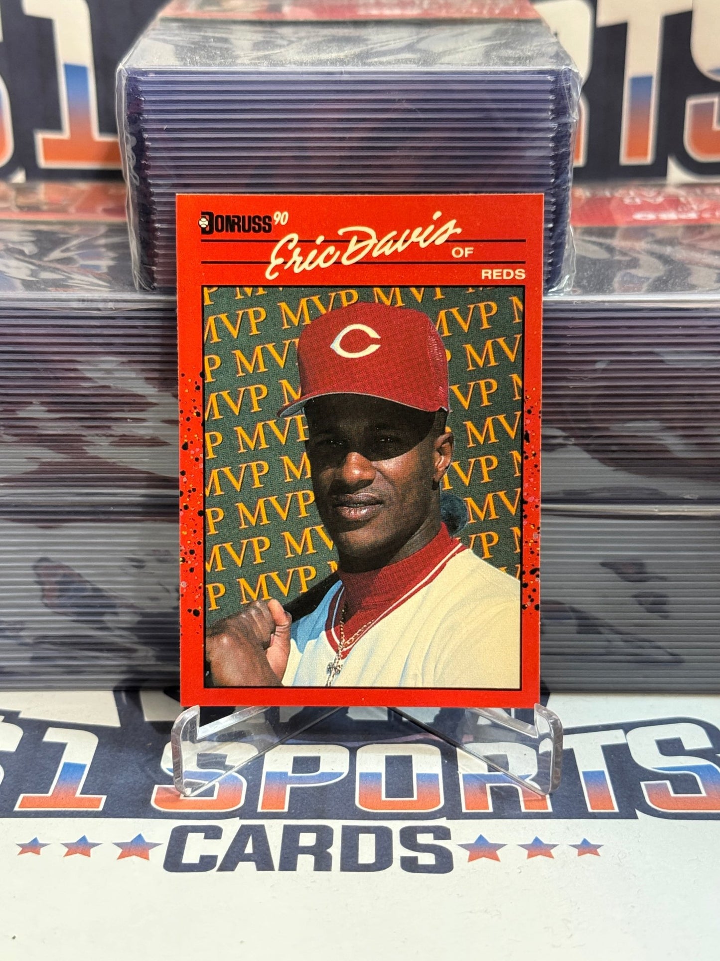 1990 Donruss (MVP) Eric Davis #BC - 23