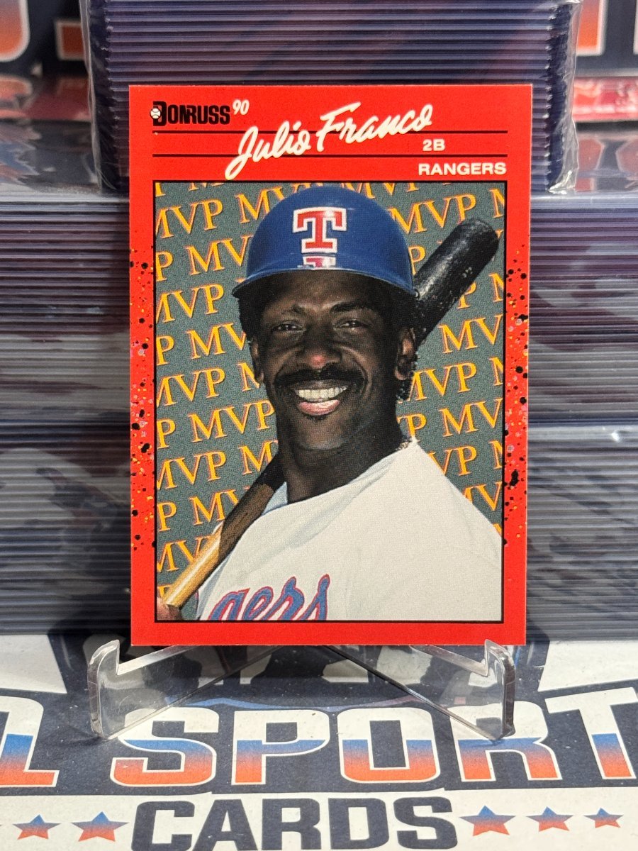 1990 Donruss (MVP) Julio Franco BC-14