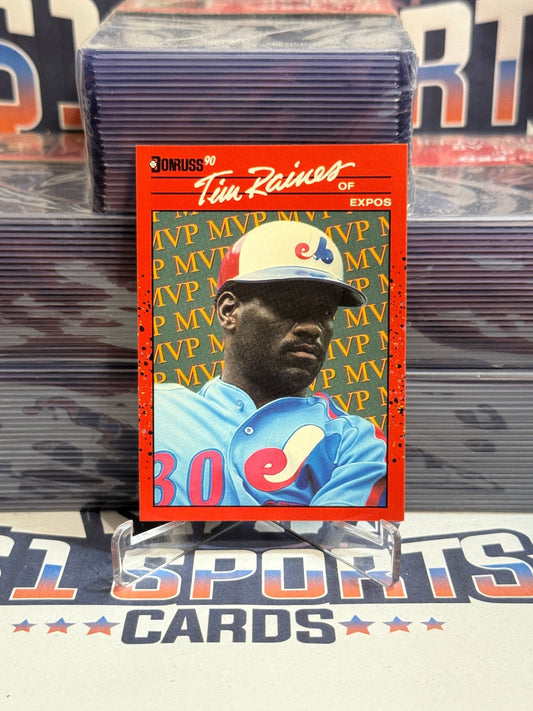 1990 Donruss (MVP) Tim Raines #BC - 7