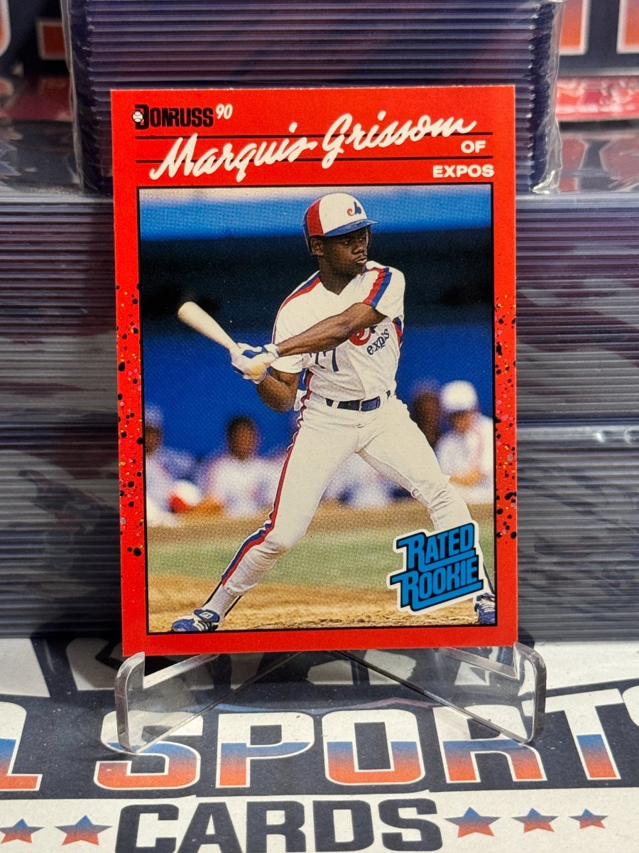 1990 Donruss (Rated Rookie) Marquis Grissom 36