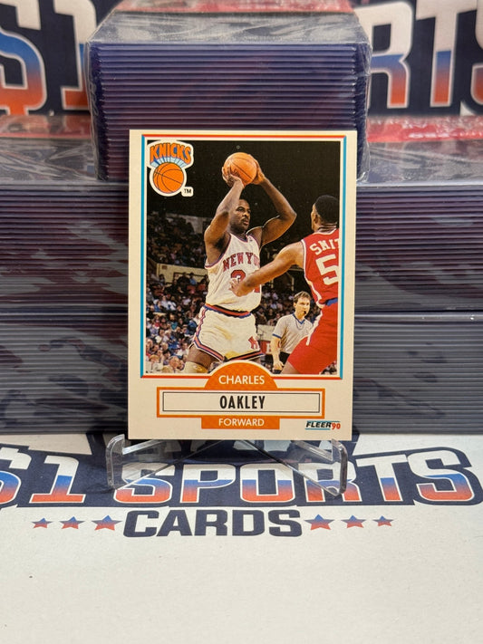 1990 Fleer Charles Oakley #128