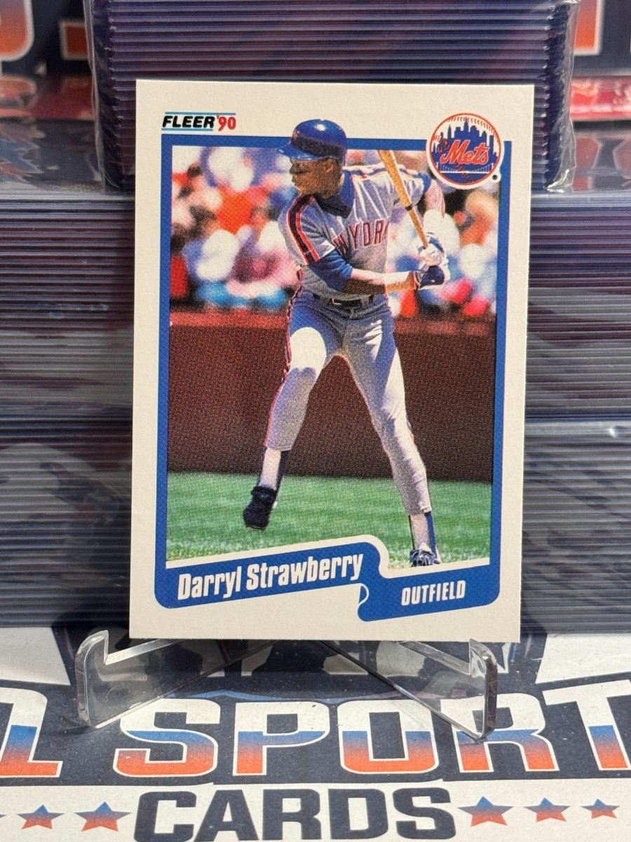 1990 Fleer Darryl Strawberry 217
