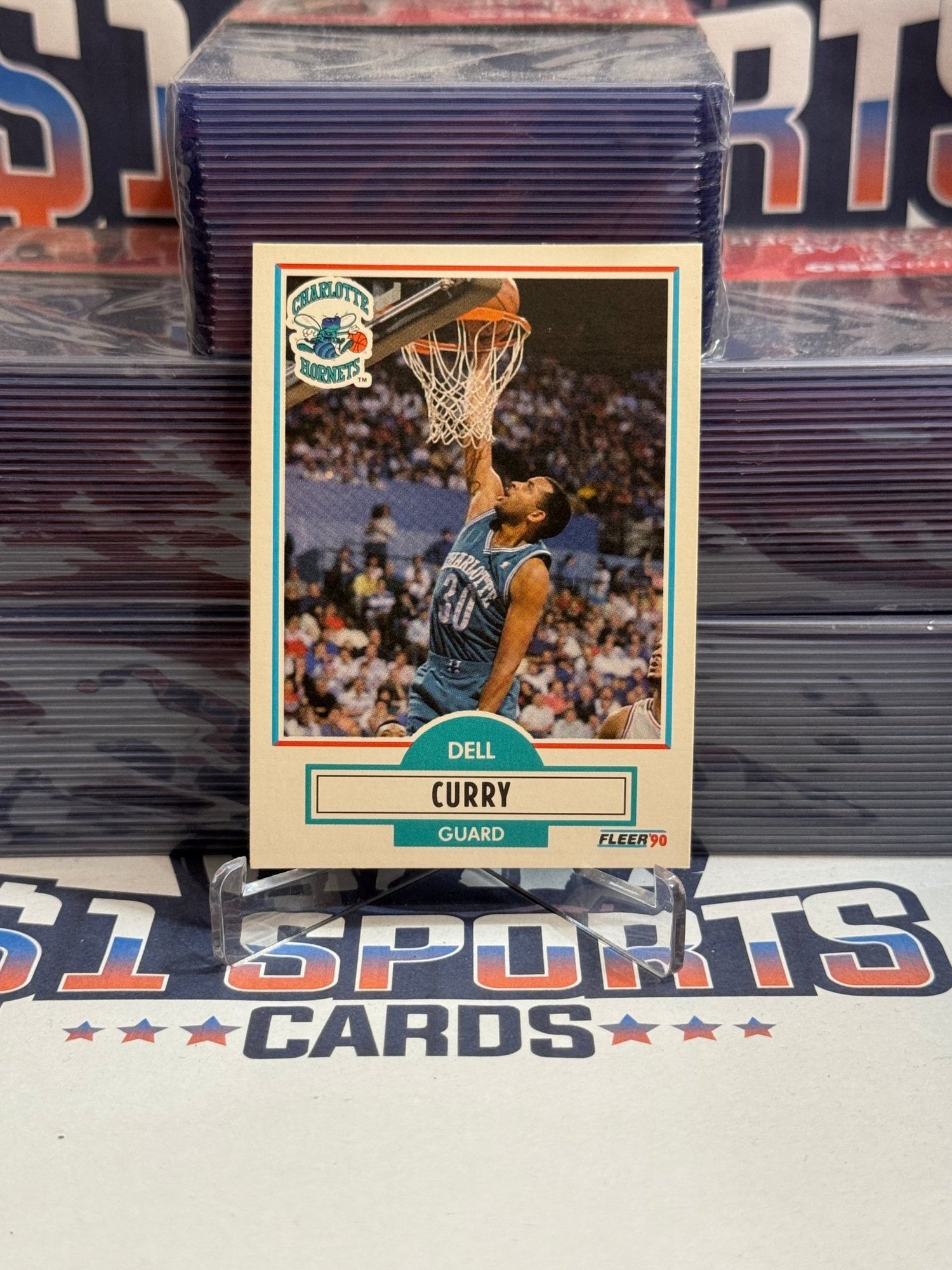 1990 Fleer Dell Curry #18