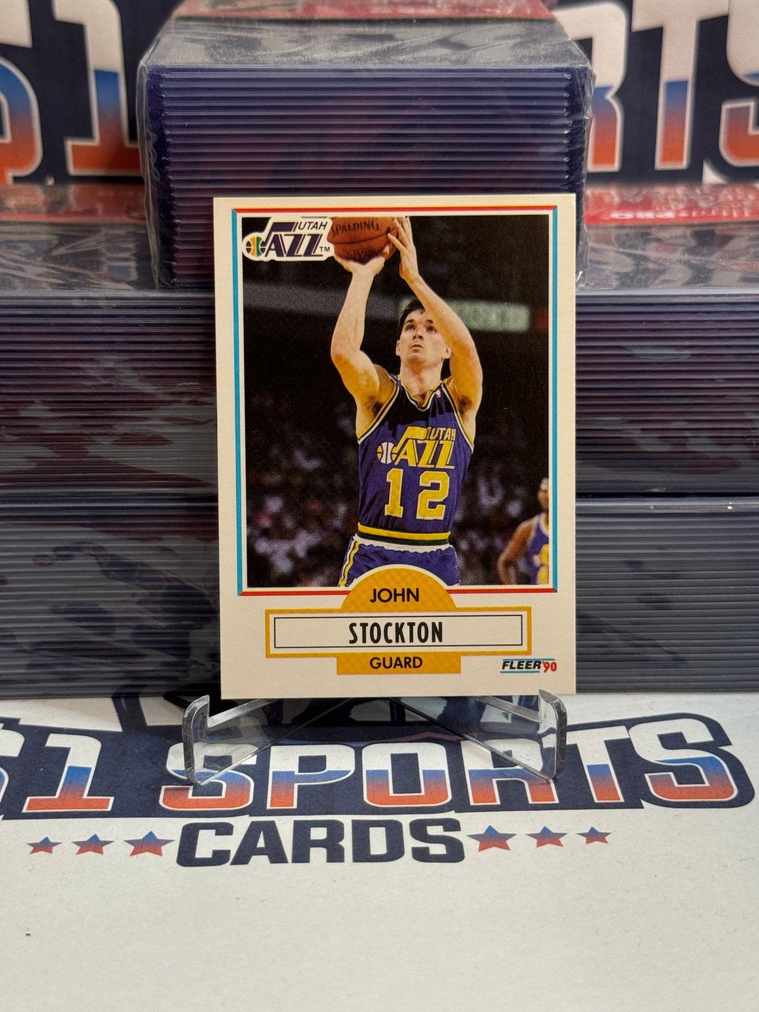 1990 Fleer John Stockton #189