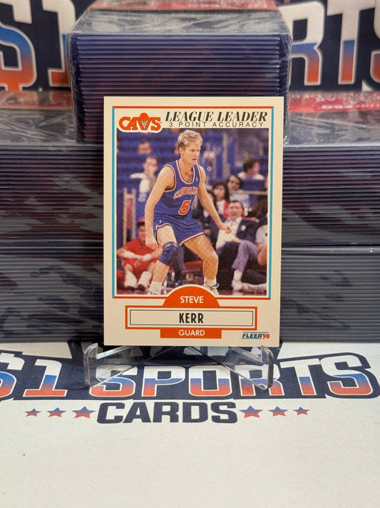 1990 Fleer (League Leader) Steve Kerr #34