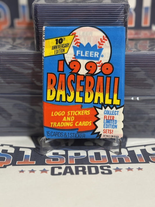 1990 Fleer MLB Baseball Retail Pack