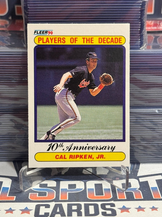 1990 Fleer (Players of the Decade) Cal Ripken, Jr. 624
