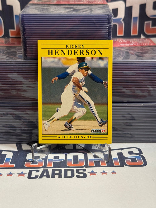 1990 Fleer Rickey Henderson #10