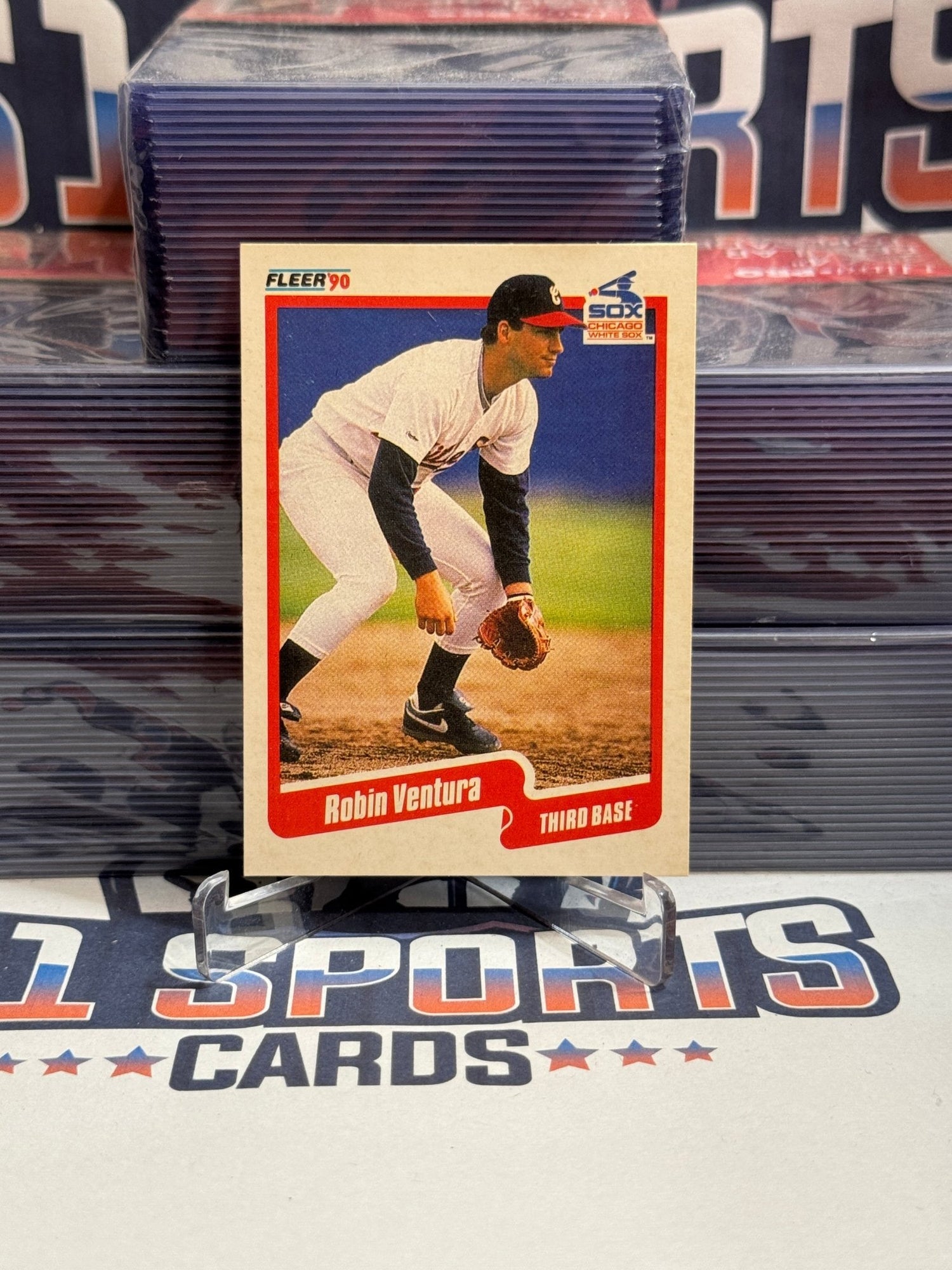 1990 Fleer Robin Ventura Rookie #550