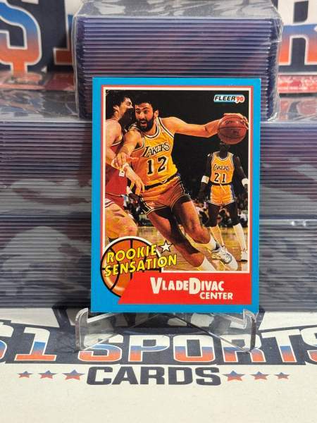 1990 Fleer (Rookie Sensation) Vlade Divac 3