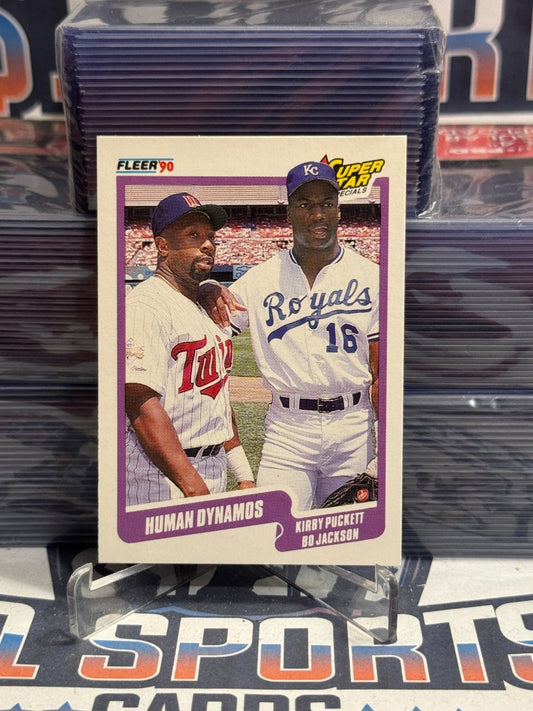 1990 Fleer (Super Star Specials) Kirby Puckett & Bo Jackson #635