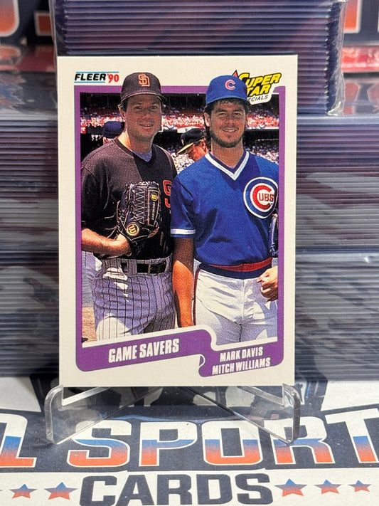 1990 Fleer (Super Star Specials) Mark Davis & Mitch Williams 631