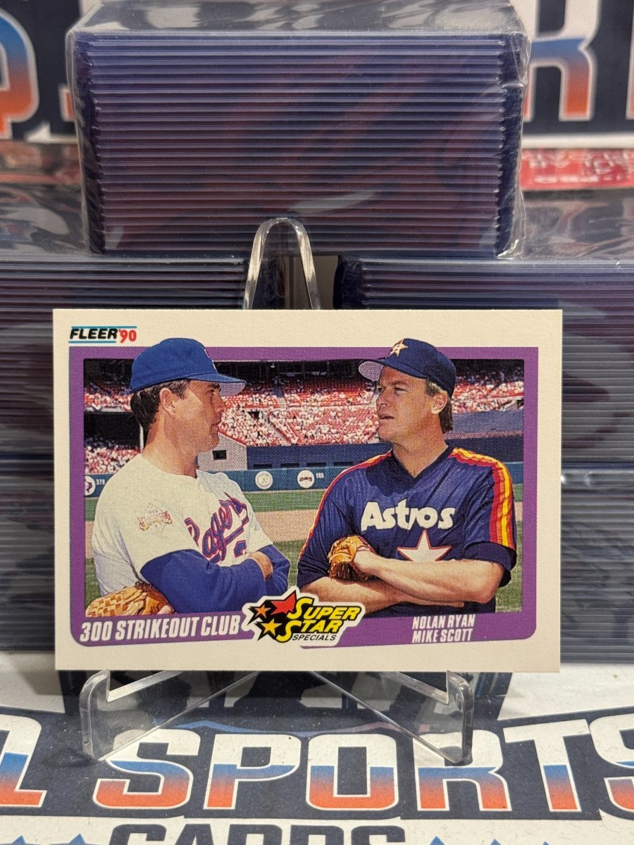 1990 Fleer (Super Star Specials) Nolan Ryan & Mike Scott #636