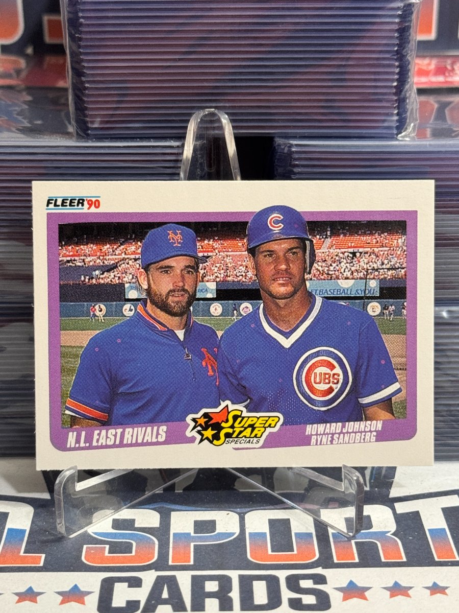 1990 Fleer (Super Star Specials) Ryne Sandberg & Howard Johnson #639