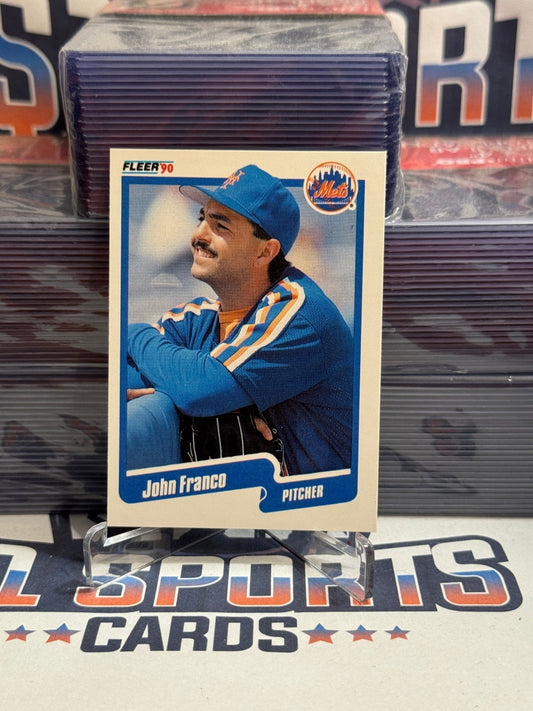 1990 Fleer Traded (Mets Debut) John Franco #U - 35