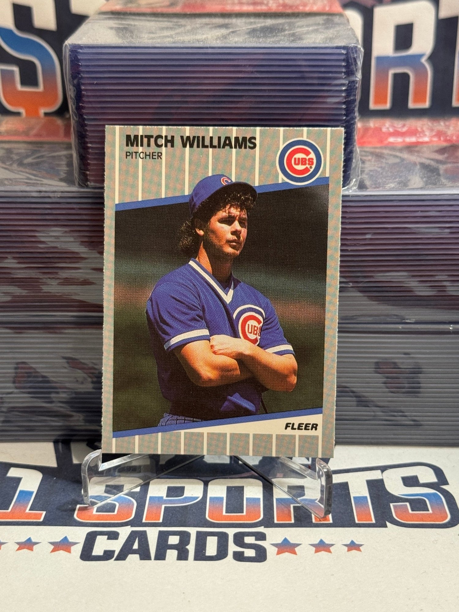 1990 Fleer Update (Cubs Debut) Mitch Williams #U - 81