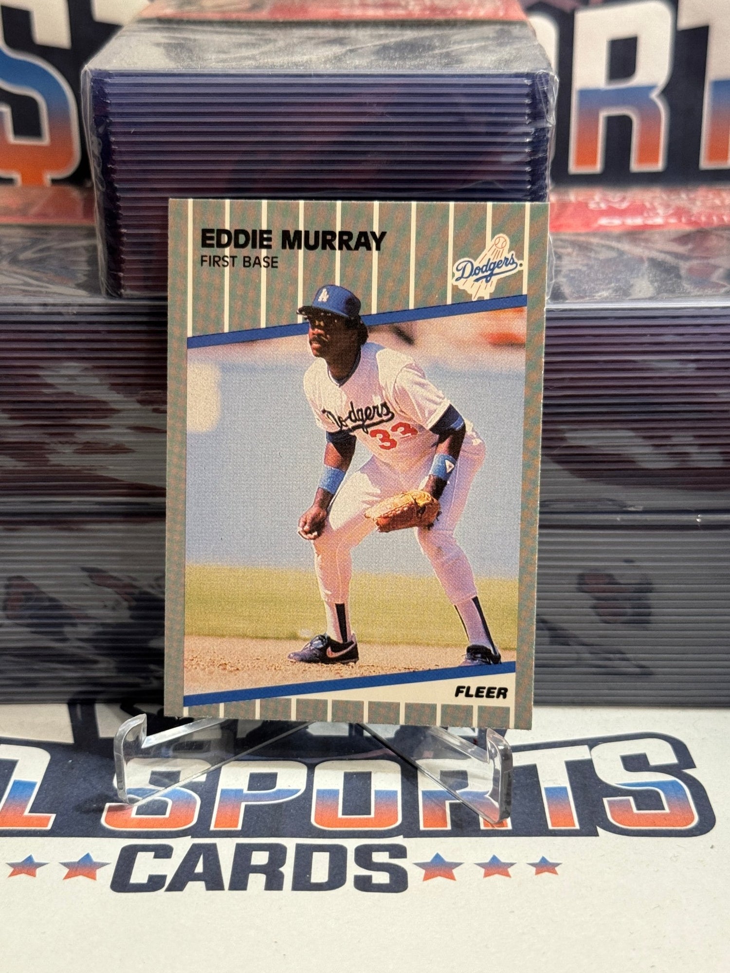 1990 Fleer Update (Dodgers Debut) Eddie Murray #U - 92