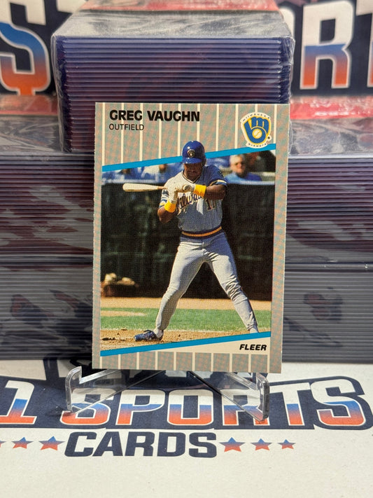 1990 Fleer Update Greg Vaughn Rookie #U - 41