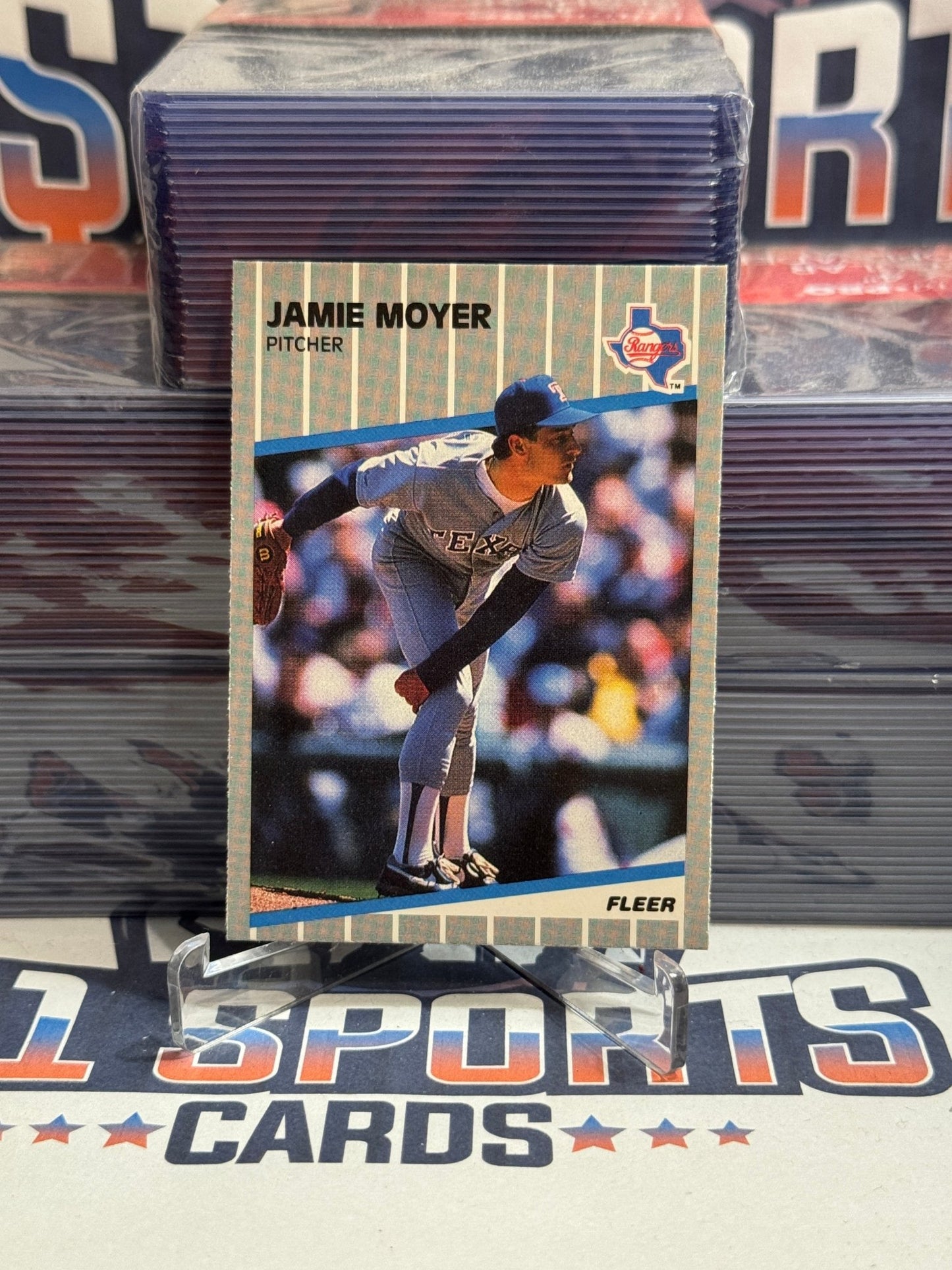 1990 Fleer Update (Rangers Debut) Jamie Moyer #U - 65