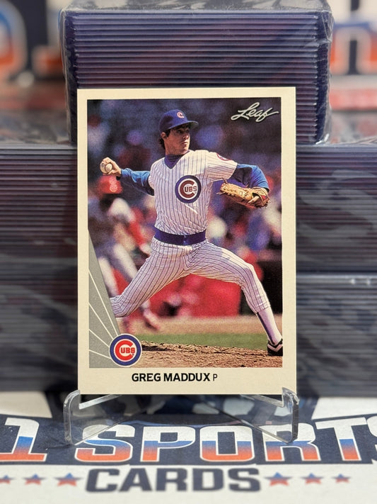 1990 Leaf Greg Maddux 25