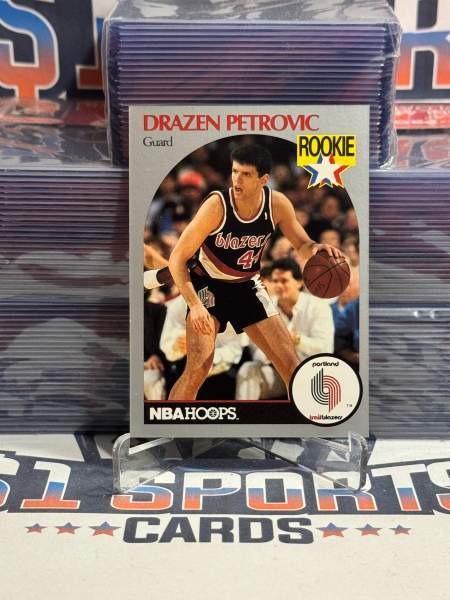 1990 NBA Hoops Drazen Petrovic Rookie 248