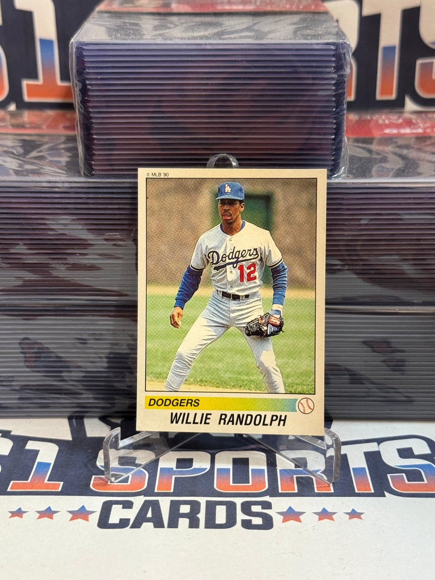 1990 Panini Stickers Willie Randolph #279