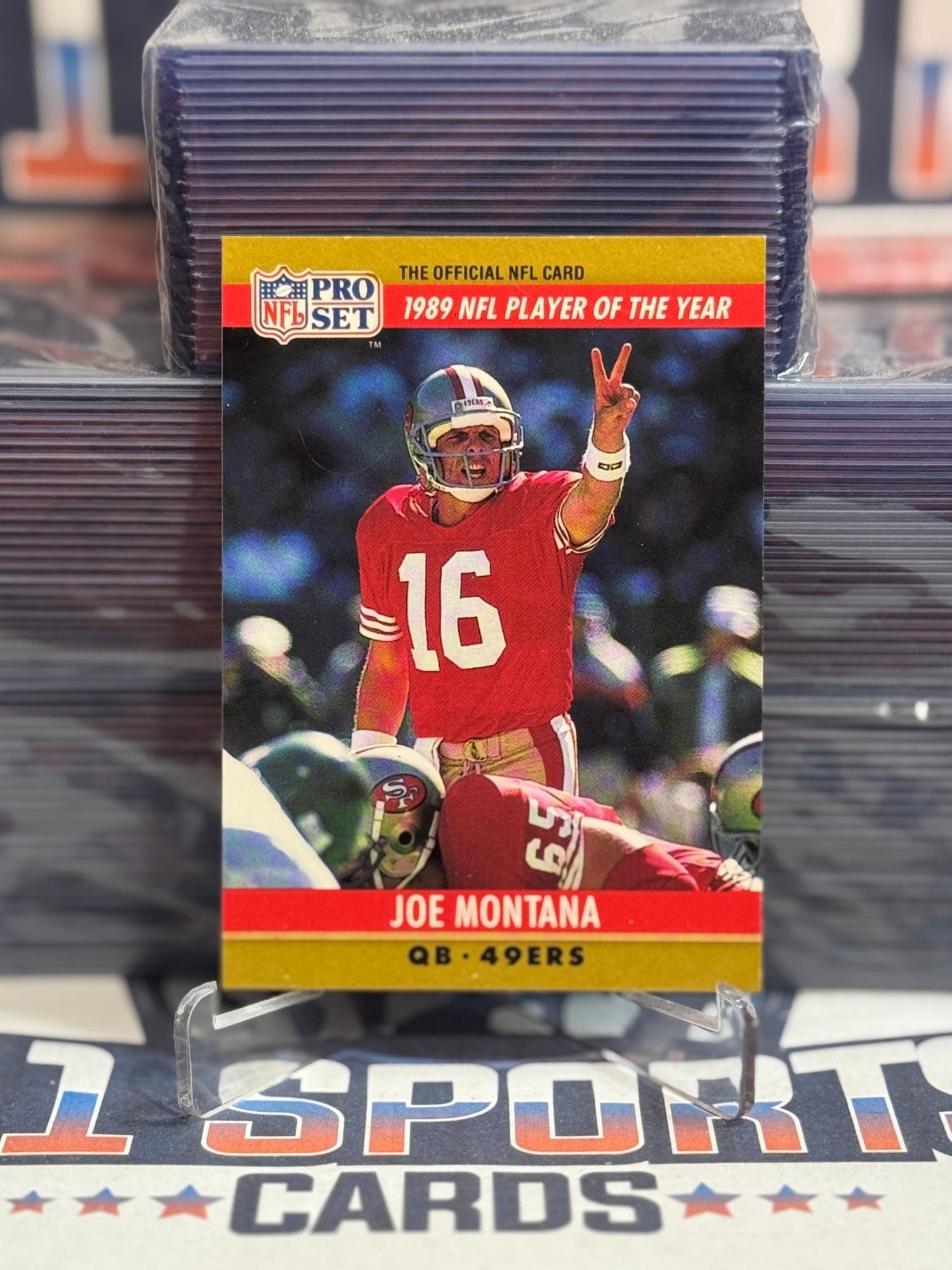 1990 Pro Set (Jim Kelly Correct, Player of the Year) Joe Montana 2