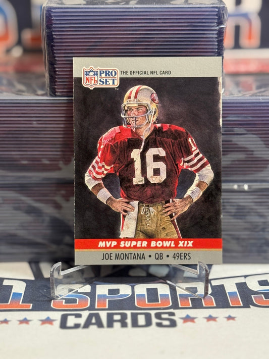 1990 Pro Set (Super Bowl MVP) Joe Montana 19