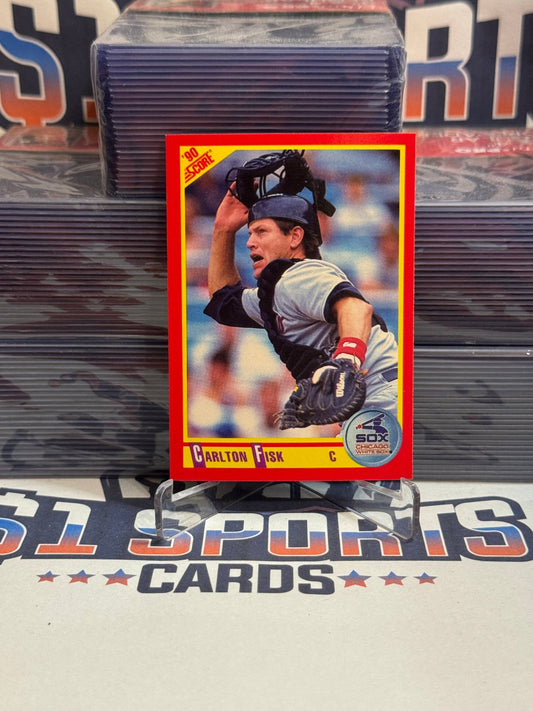 1990 Score Carlton Fisk #290