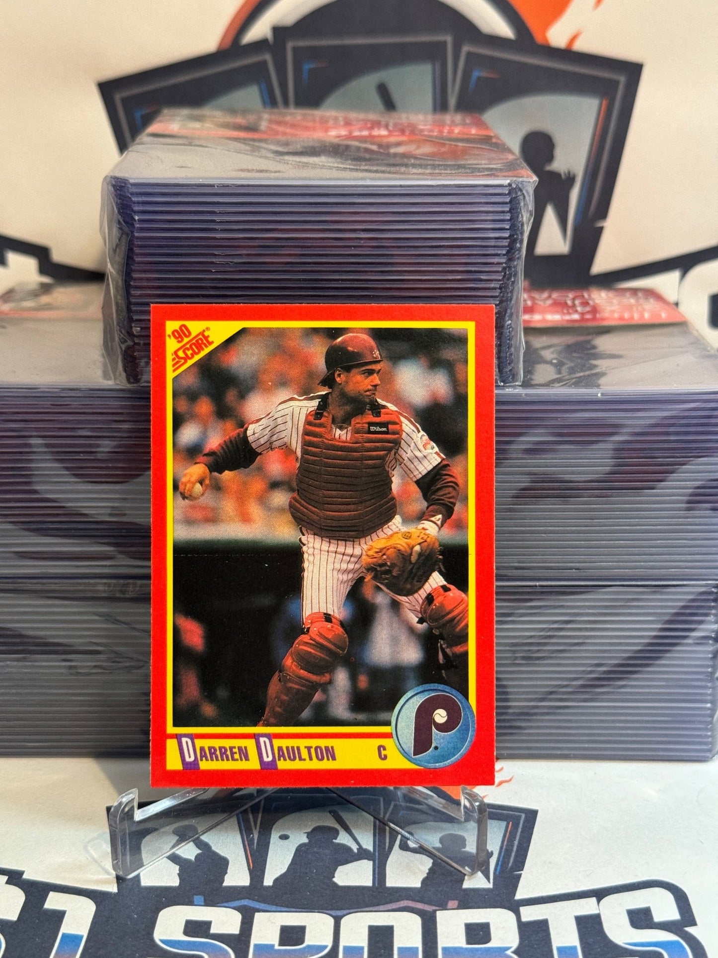 1990 Score Darren Daulton #389