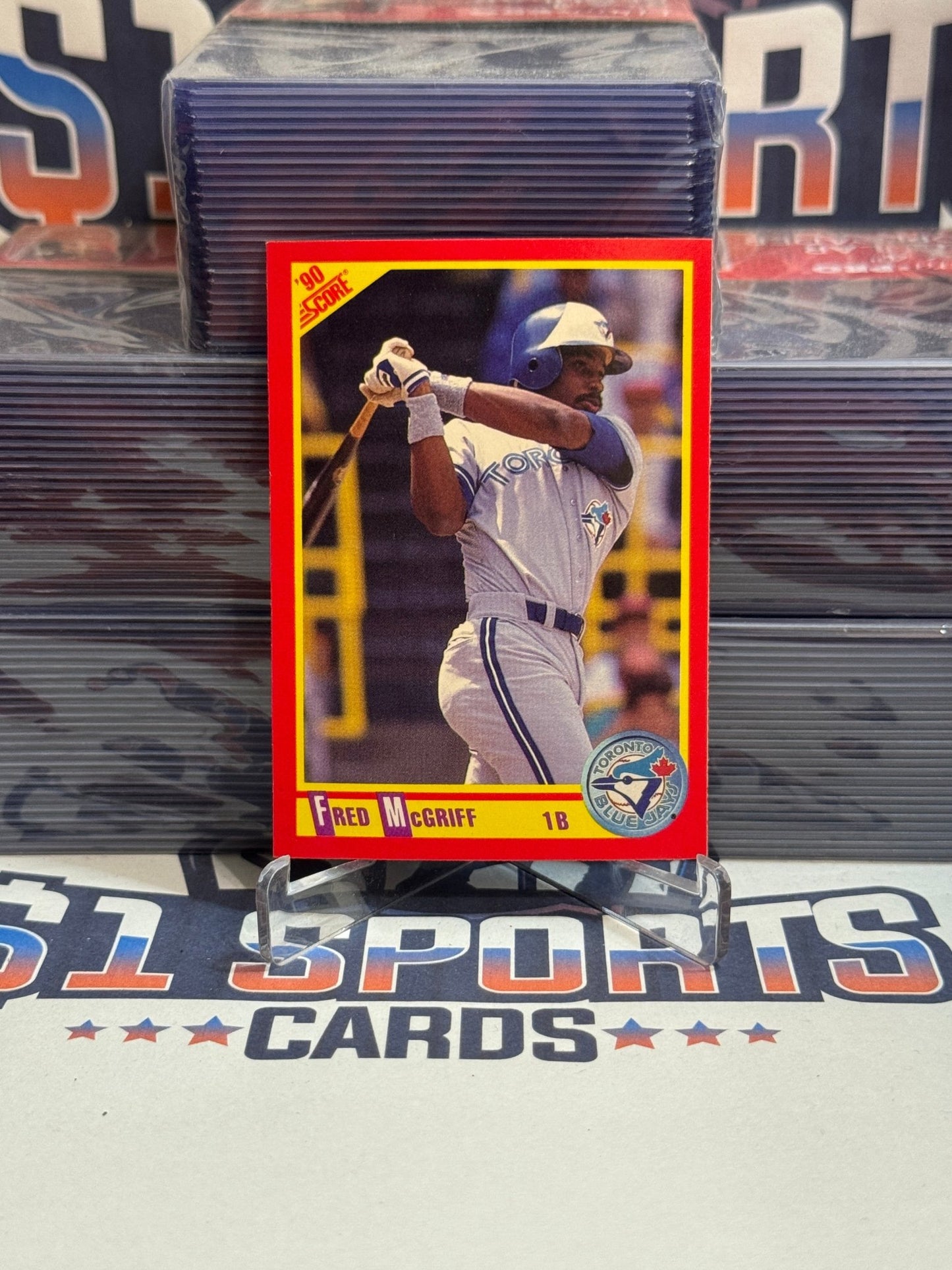 1990 Score Fred McGriff #271