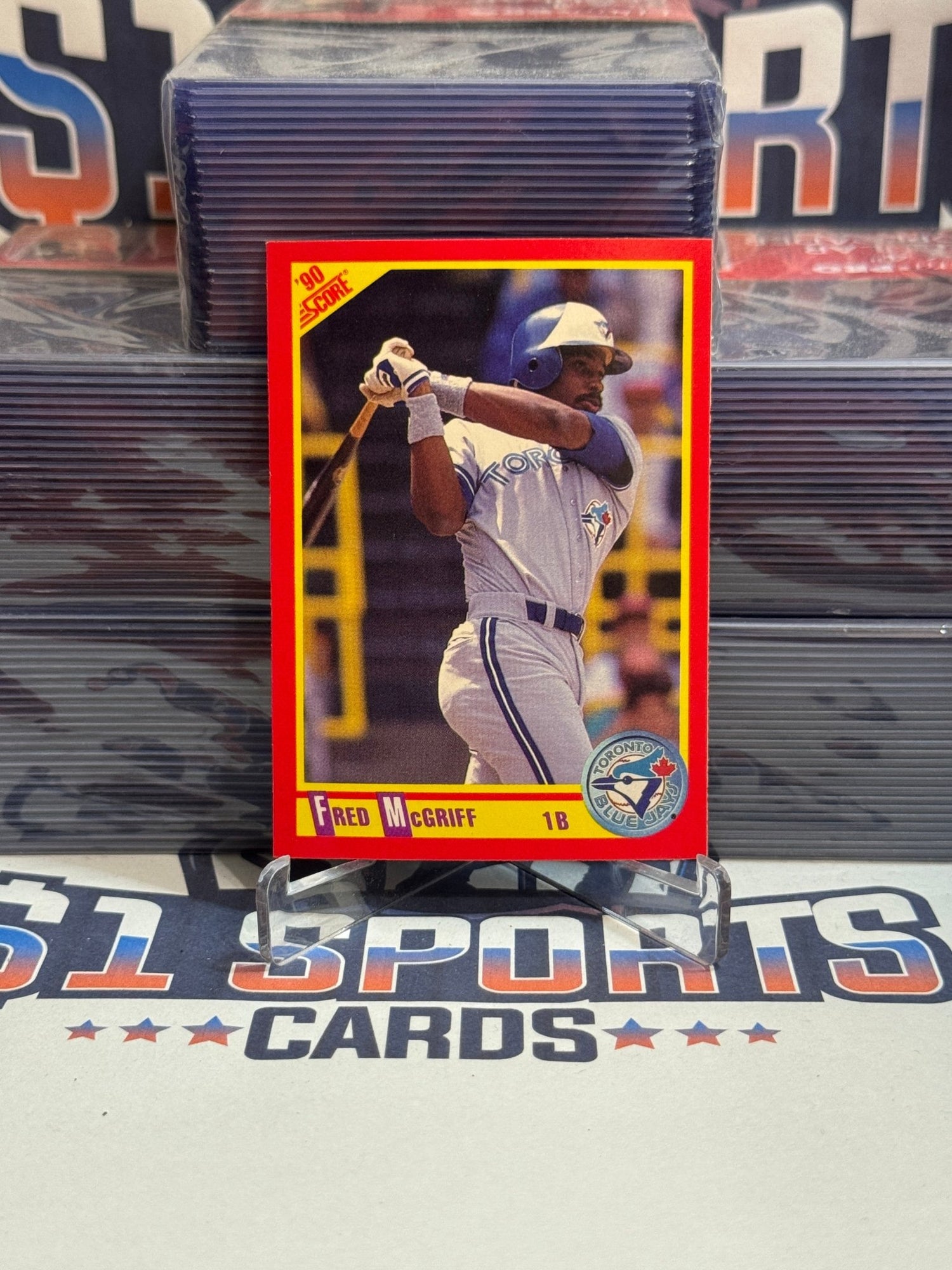 1990 Score Fred McGriff #271