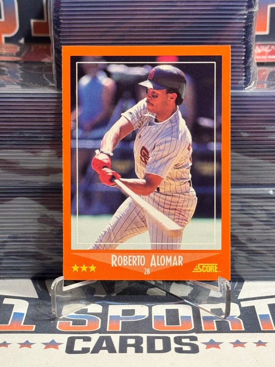1990 Score (Rookie Traded) Roberto Alomar Rookie 105T