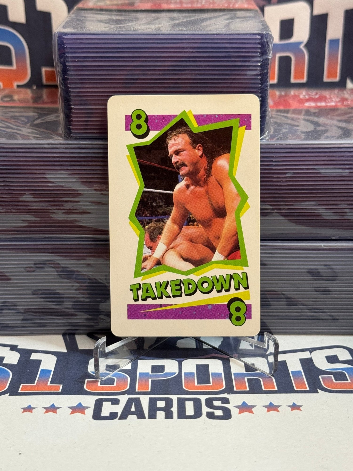 1990 Titan Sports WWE (Game) Jake "the Snake" Roberts #8