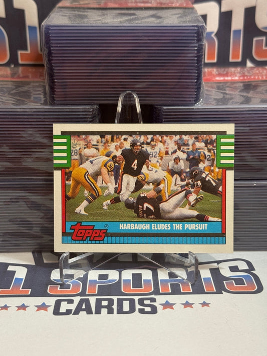 1990 Topps (Bears Team Card) Jim Harbaugh #501