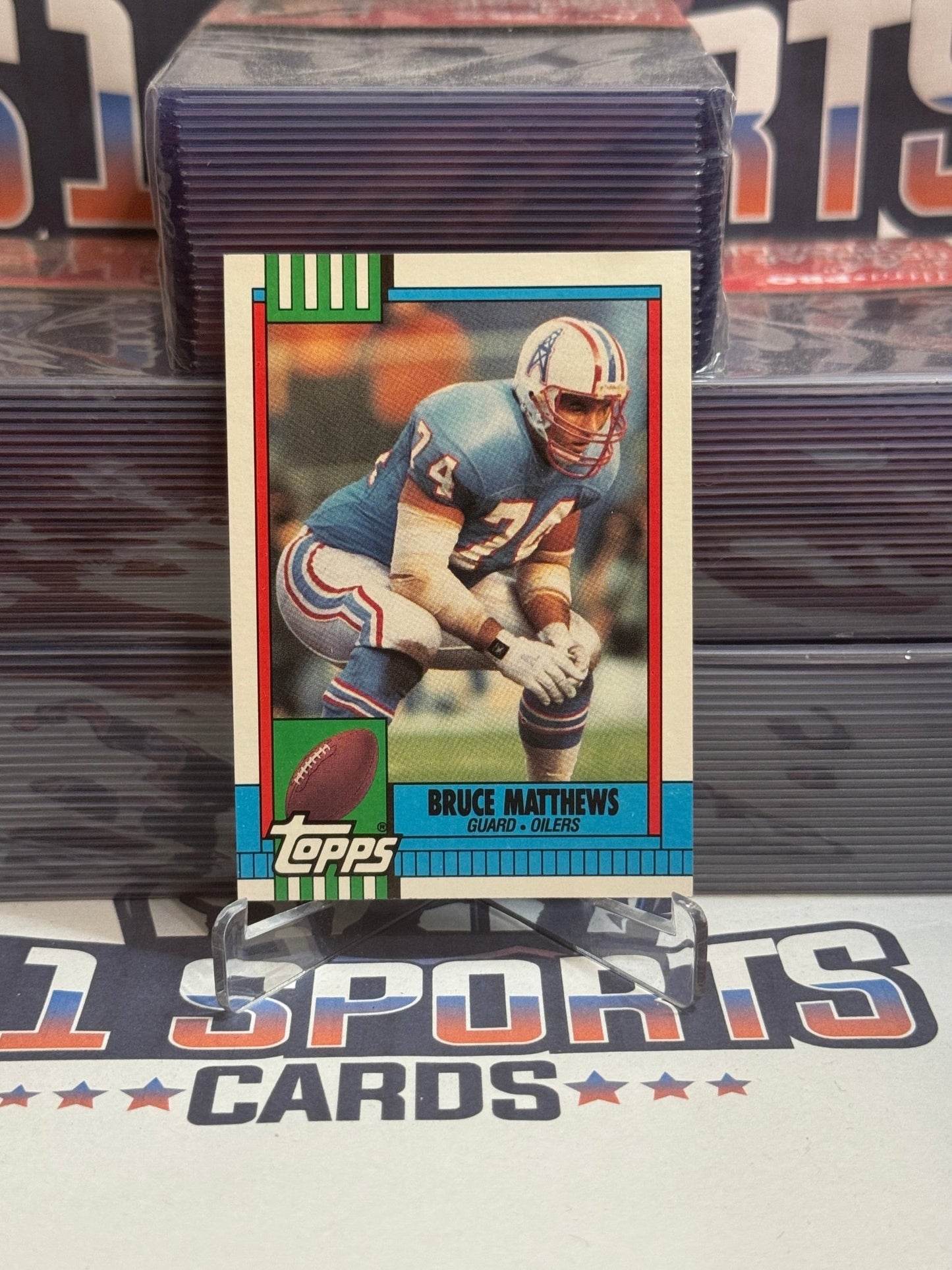 1990 Topps Bruce Matthews #215