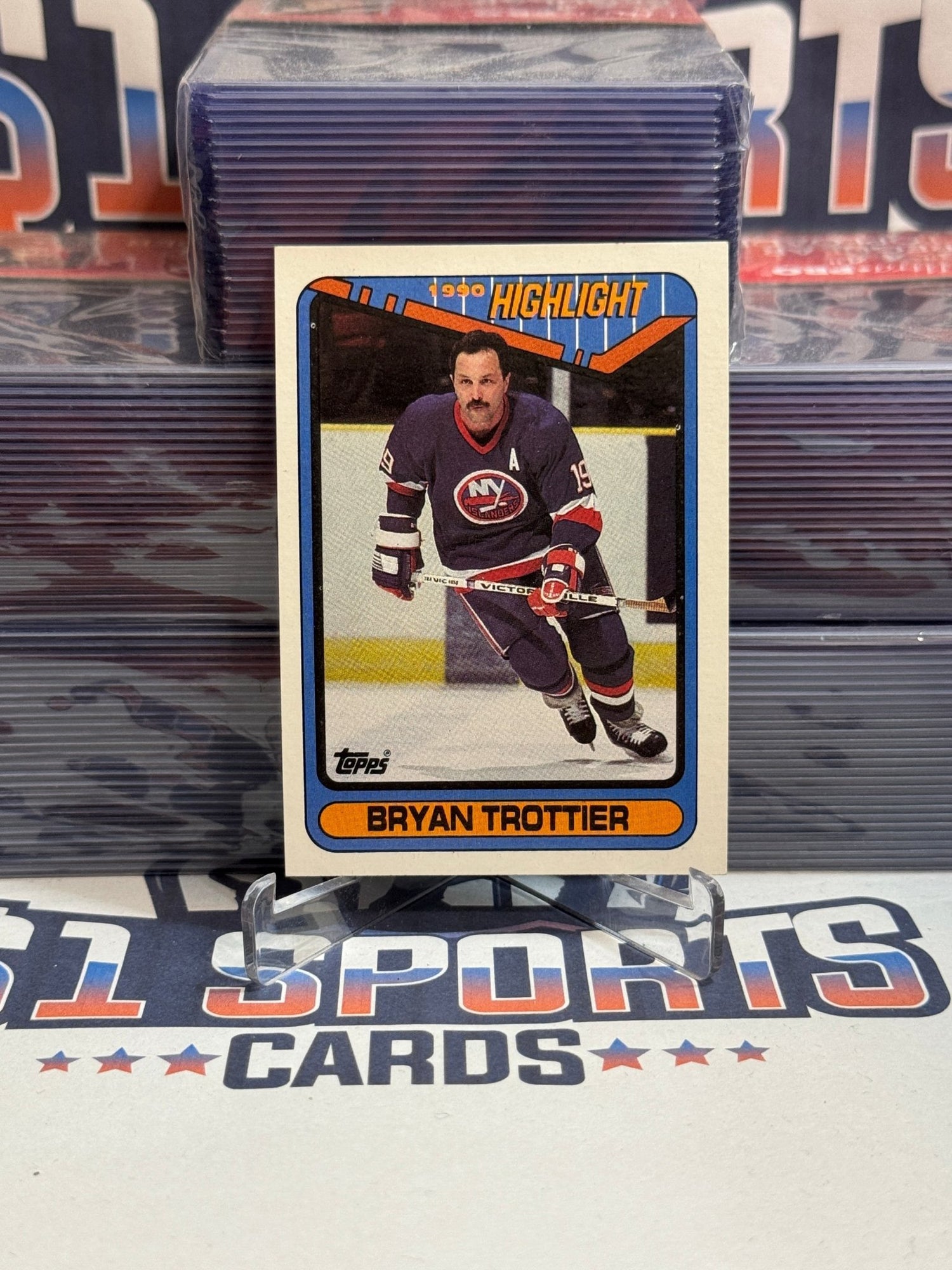 1990 Topps (Highlight) Bryan Trottier #6