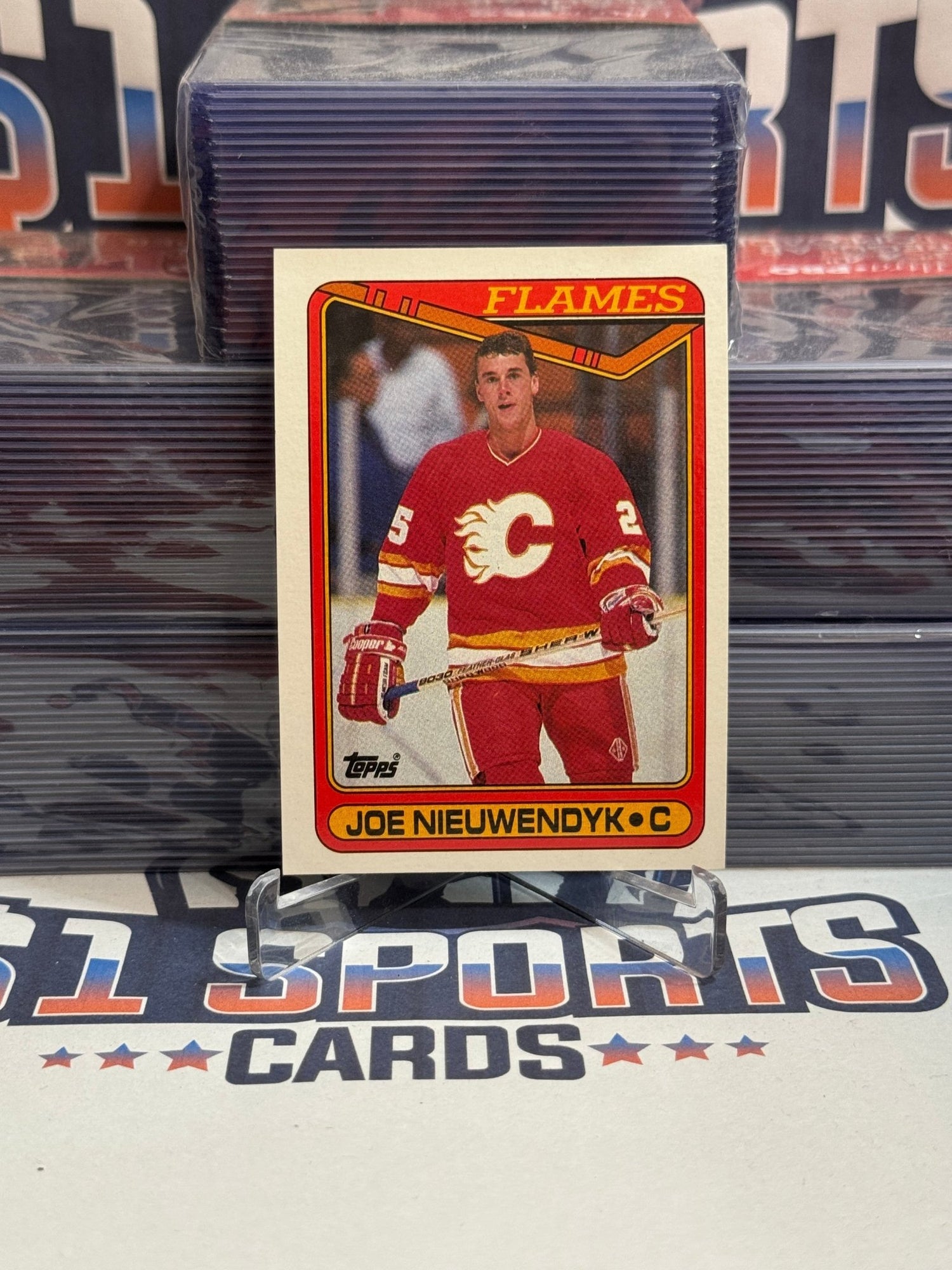 1990 Topps Joe Nieuwendyk #87