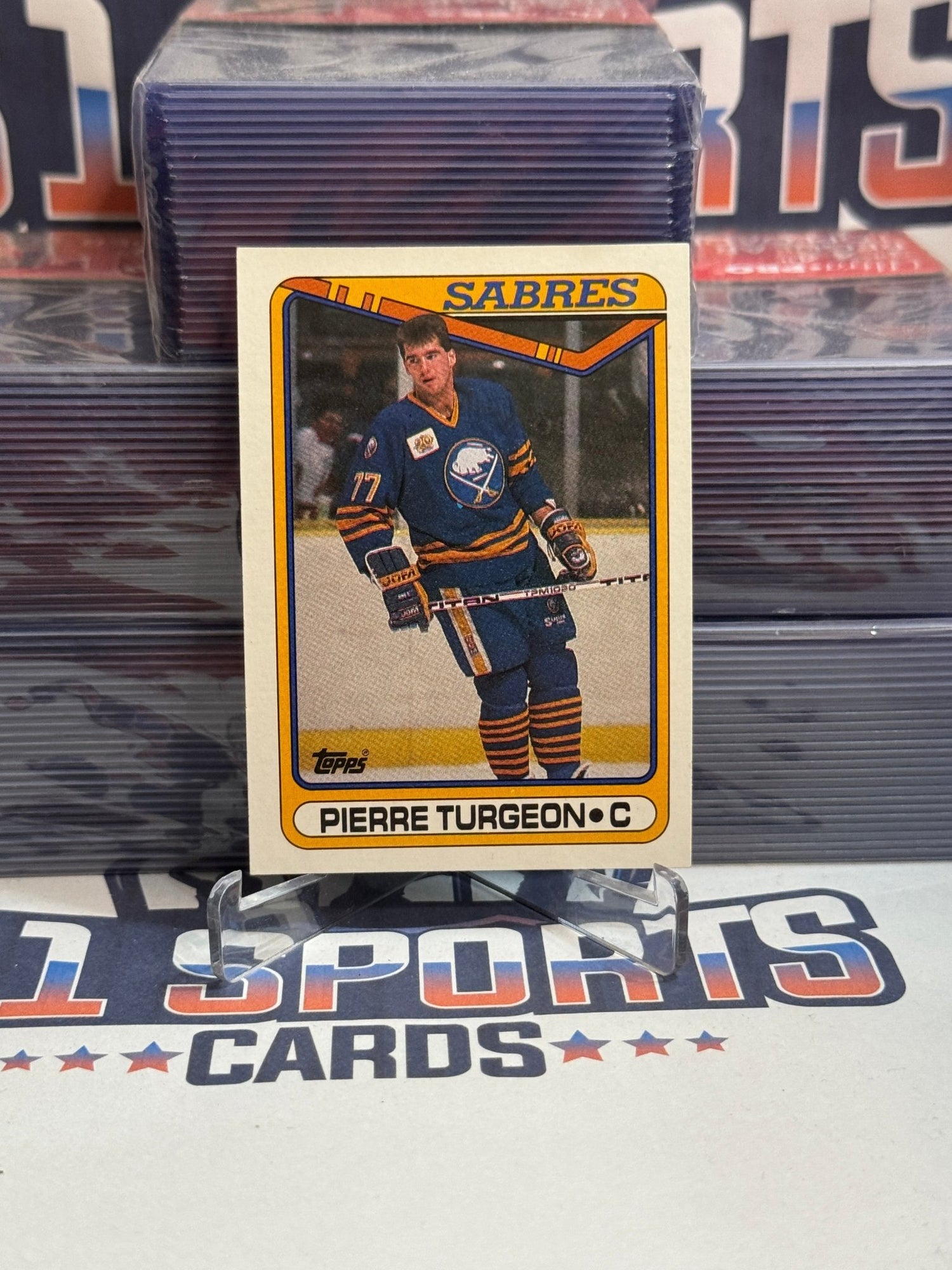 1990 Topps Pierre Turgeon #66