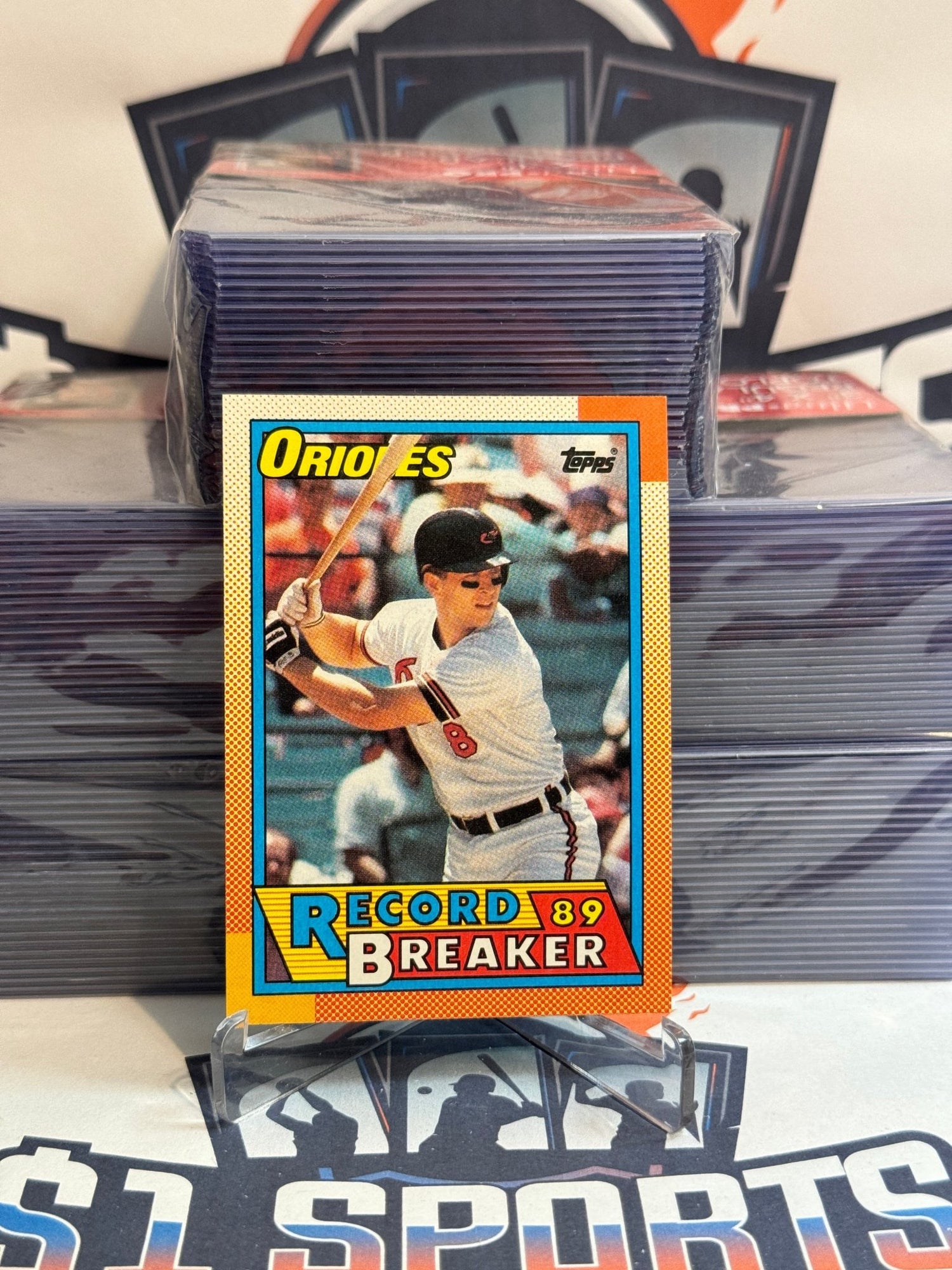 1990 Topps (Record Breaker) Cal Ripken Jr. #8