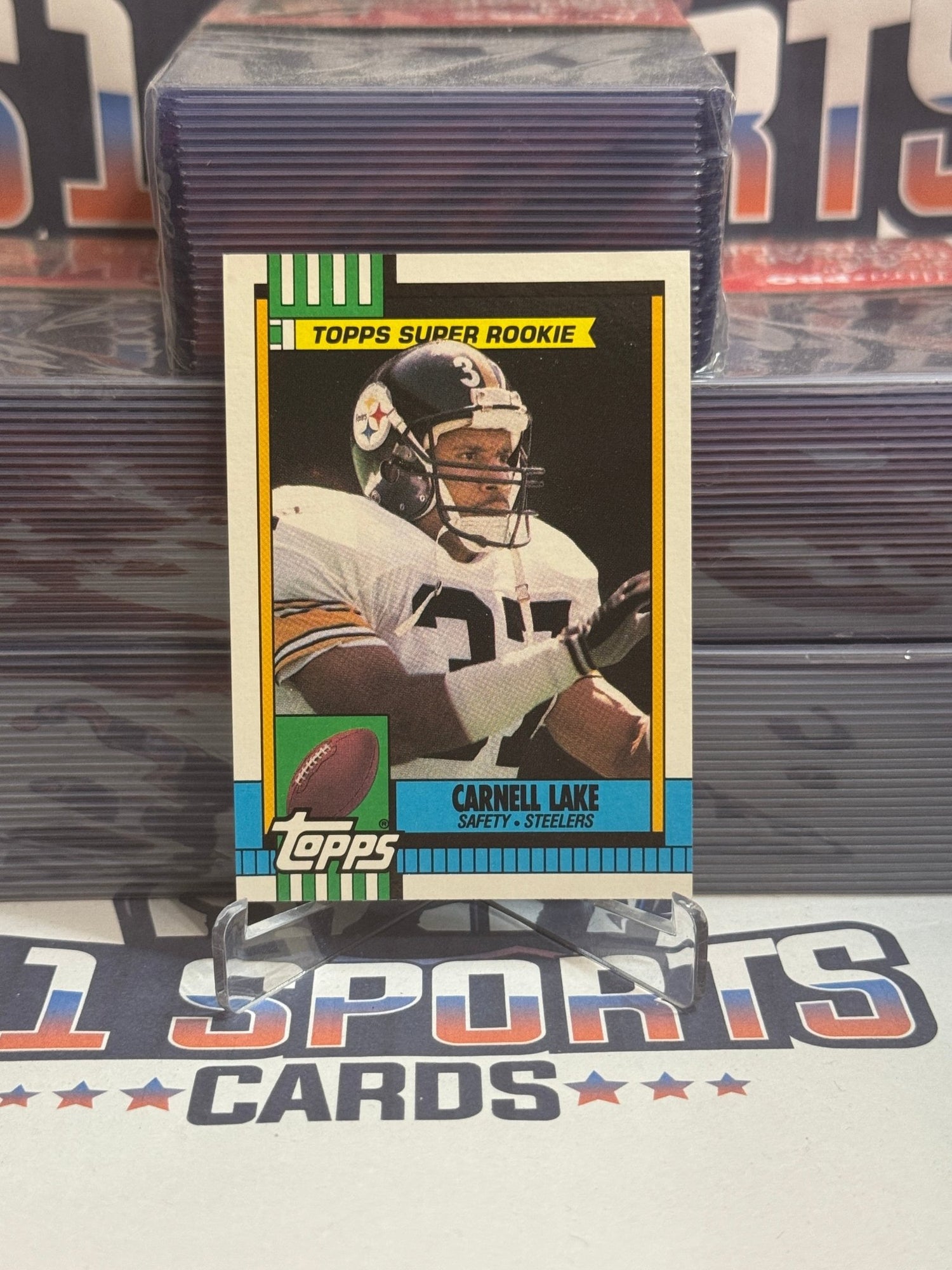 1990 Topps (Super Rookie) Carnell Lake #177