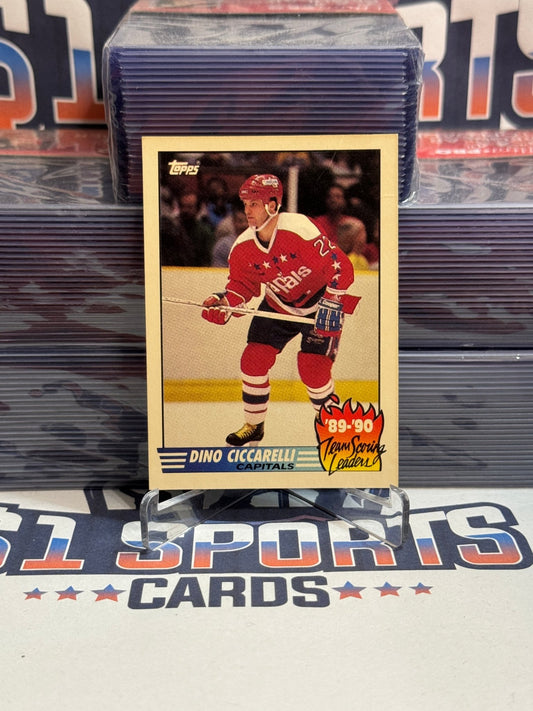 1990 Topps (Team Scoring Leaders) Dino Ciccarelli #6