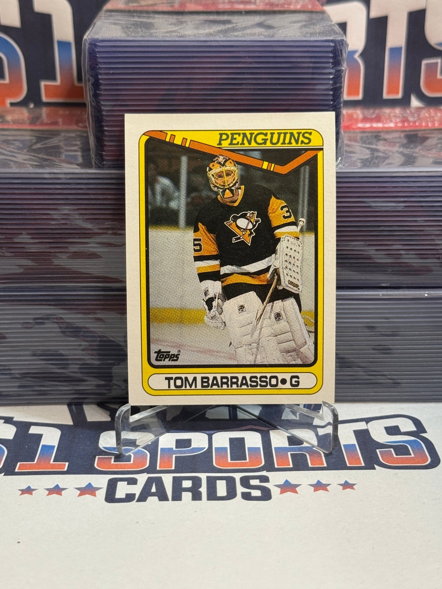 1990 Topps Tom Barrasso #65