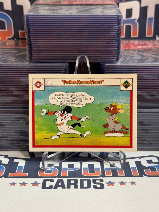 1990 Upper Deck Looney Tunes Comic Ball Sylvester #218