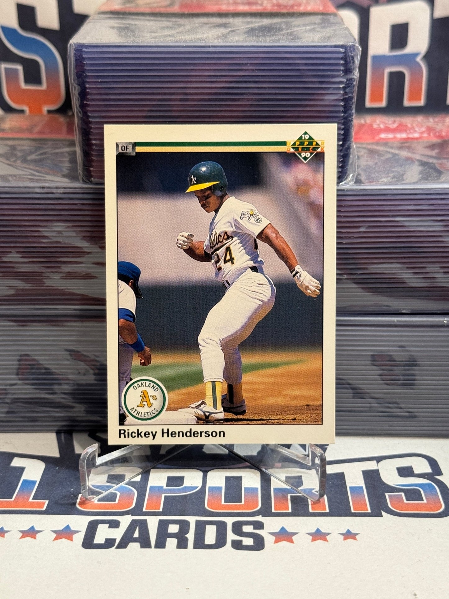 1990 Upper Deck Rickey Henderson #334