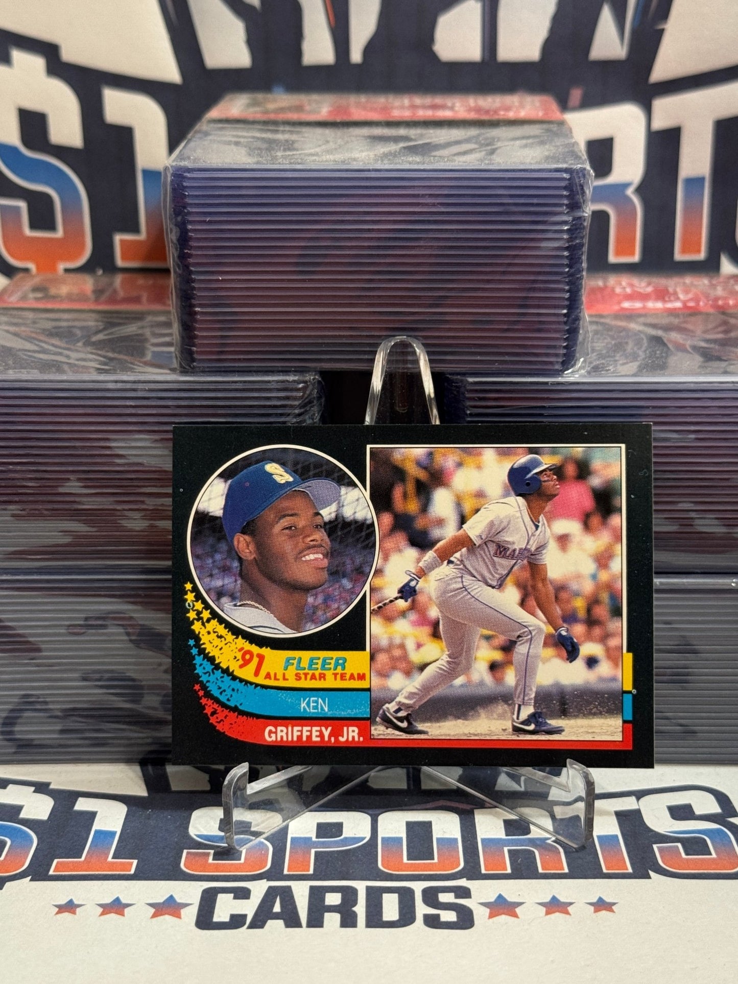 1991 Fleer (All - Star Team) Ken Griffey Jr. #7