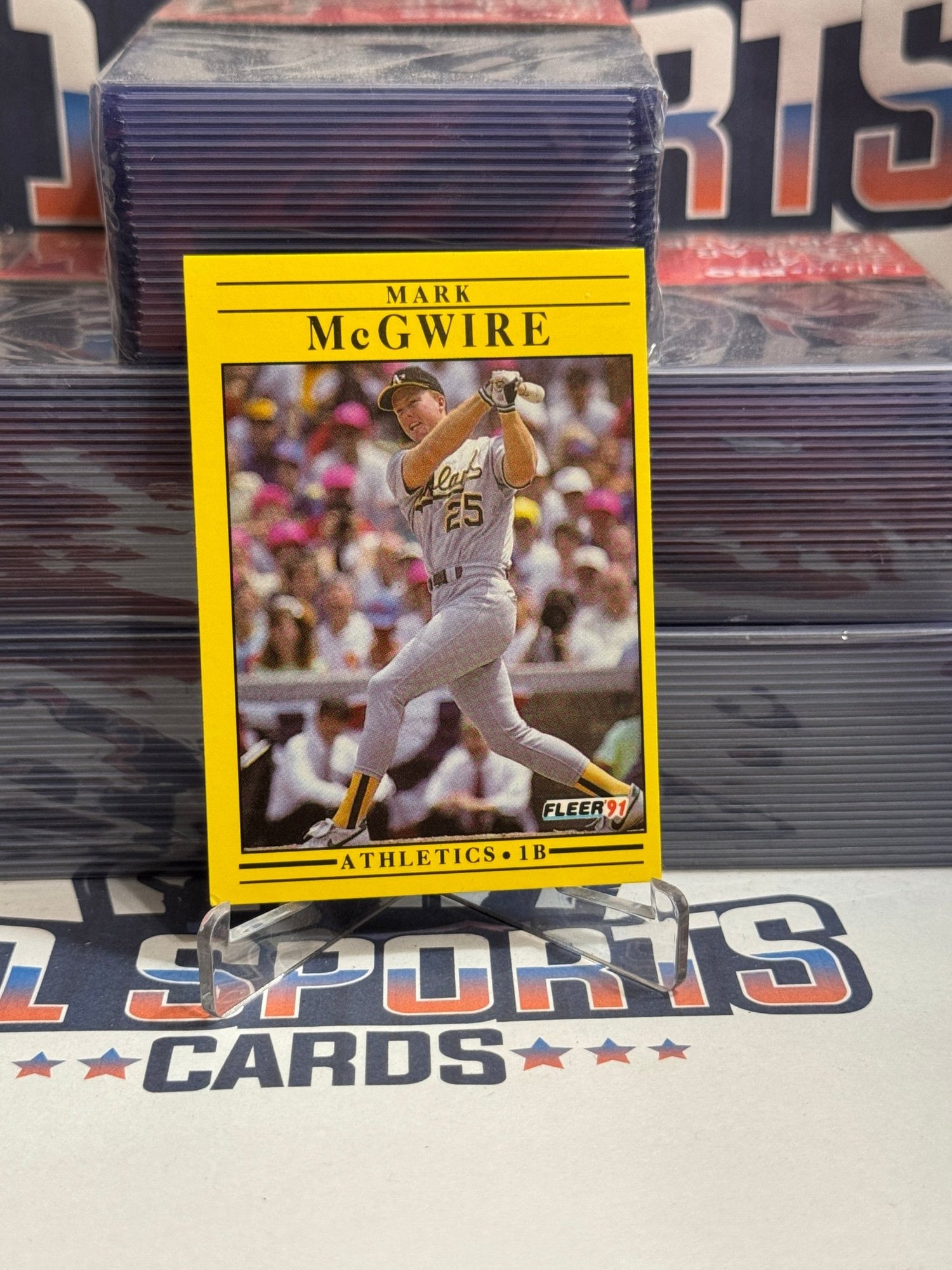 1991 Fleer Mark McGwire #17