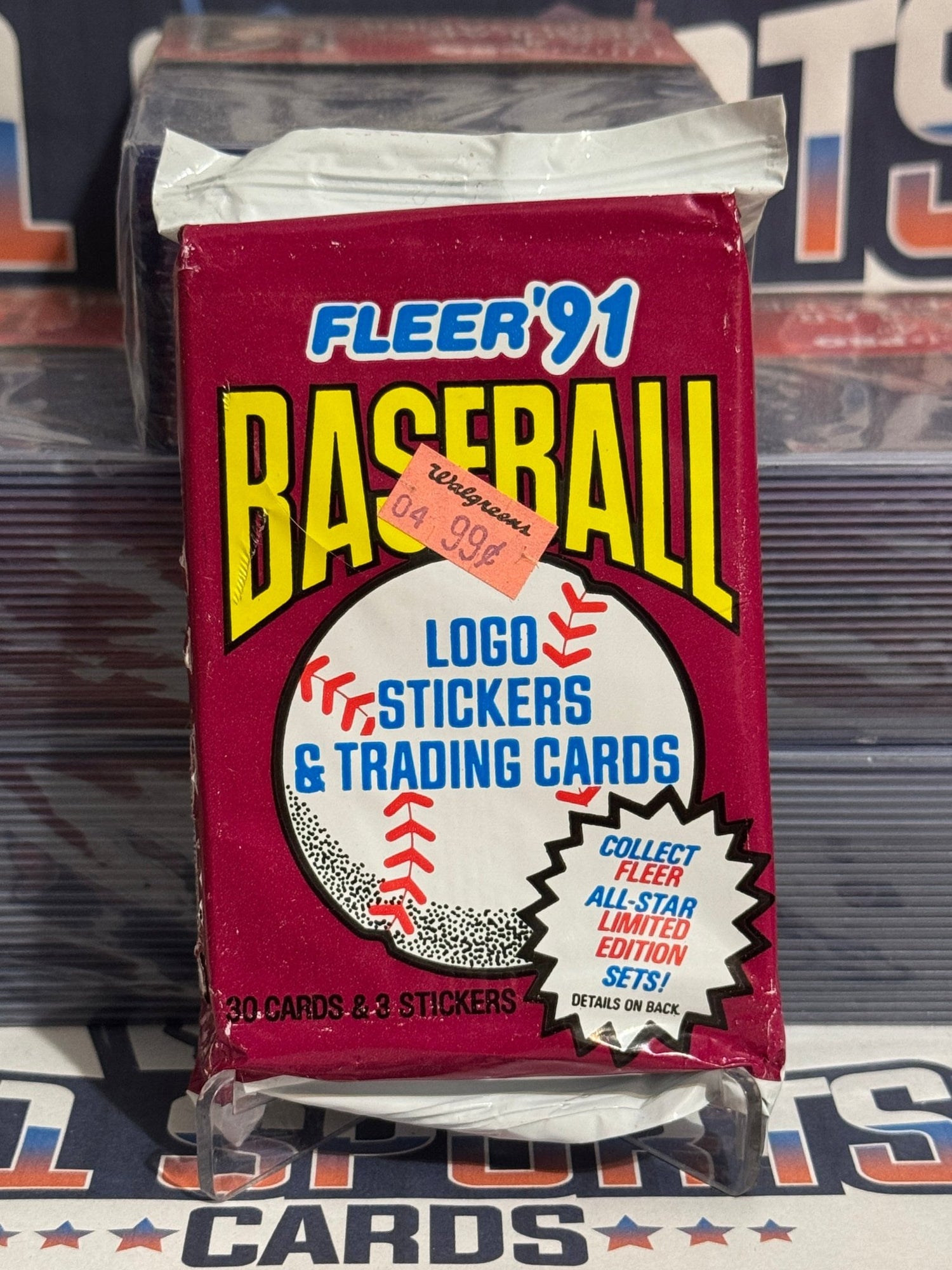 1991 Fleer MLB Baseball Jumbo Pack