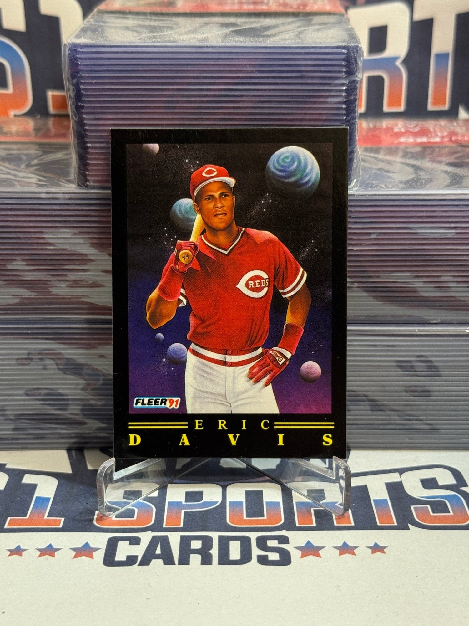 1991 Fleer (Pro - Visions) Eric Davis #10