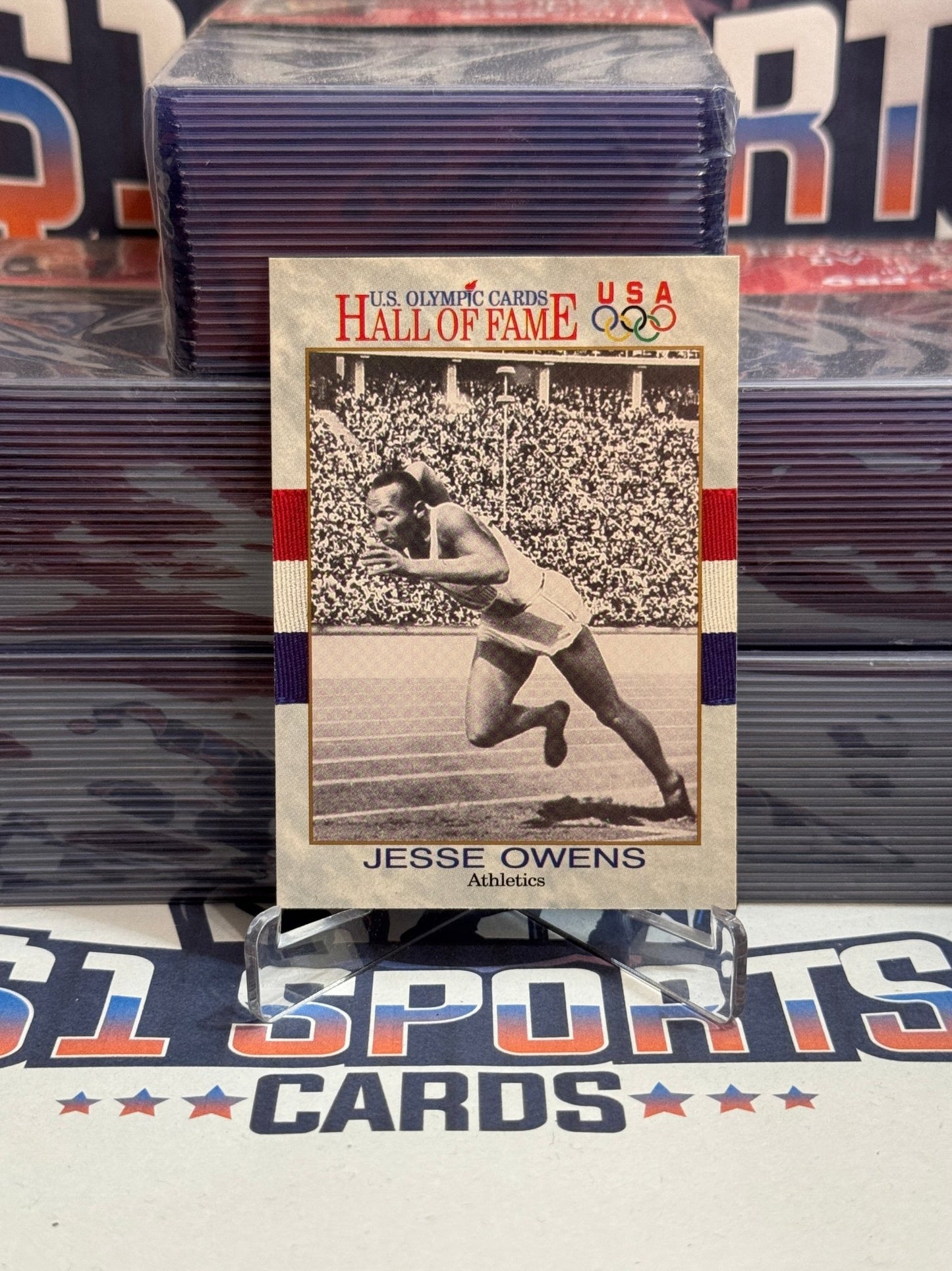 1991 Impel U.S. Olympic Cards (Hall of Fame) Jesse Owens #1